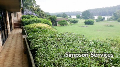 after hedge and bush trimming with view Simpson Services Longreach Garden Maintenance